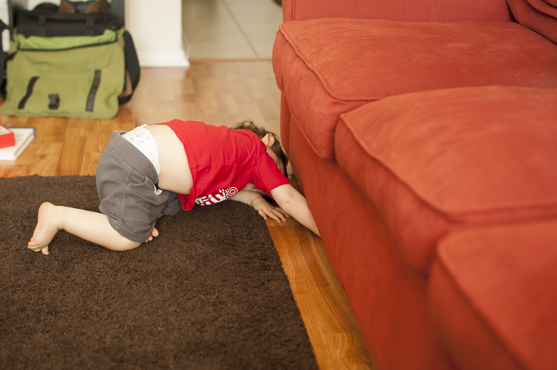 Under the couch