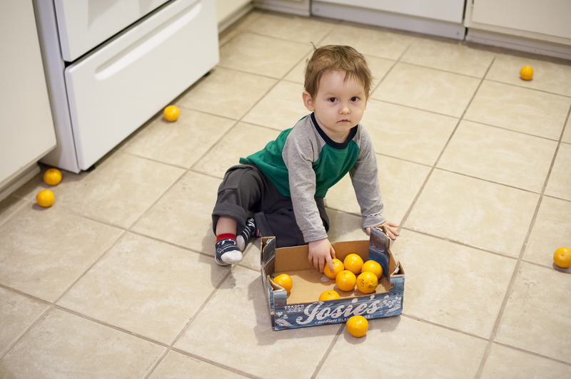 Clementine toss