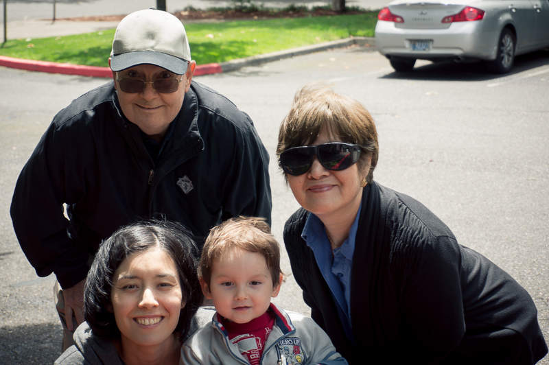 Nana and Papa visit Oregon