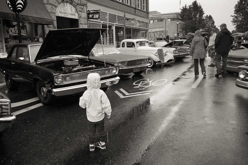 Old timey car show